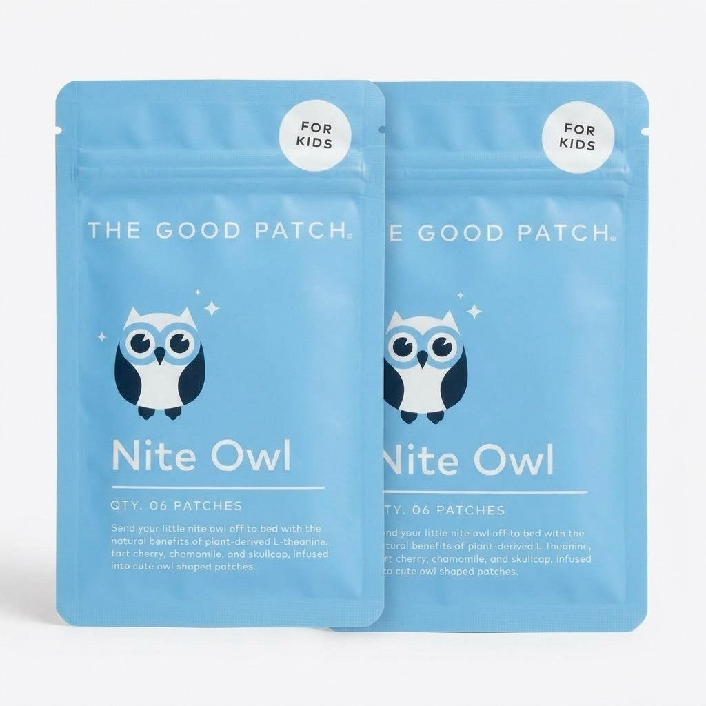 2 Pack The Good Patch Nite Owl For Kids Natural Sleep Support 12 Patches Total