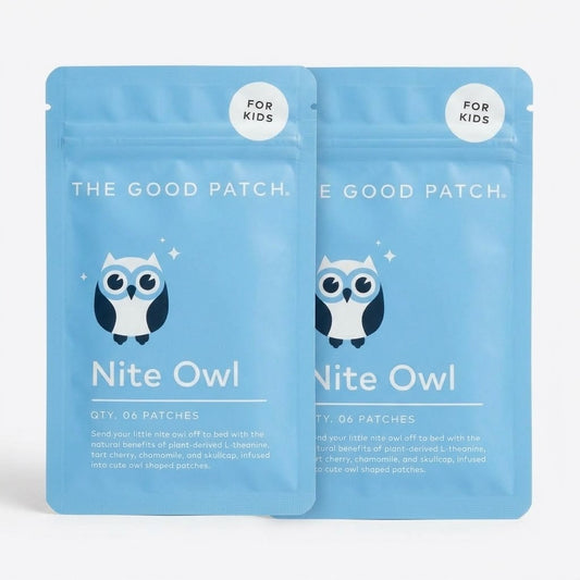 2 Pack The Good Patch Nite Owl For Kids Natural Sleep Support 12 Patches Total