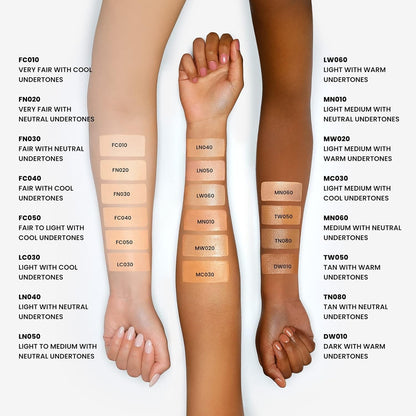 JOAH Crystal Glow Peptide-Infused Foundation, 1.01 Oz, Tan Neutral TN080