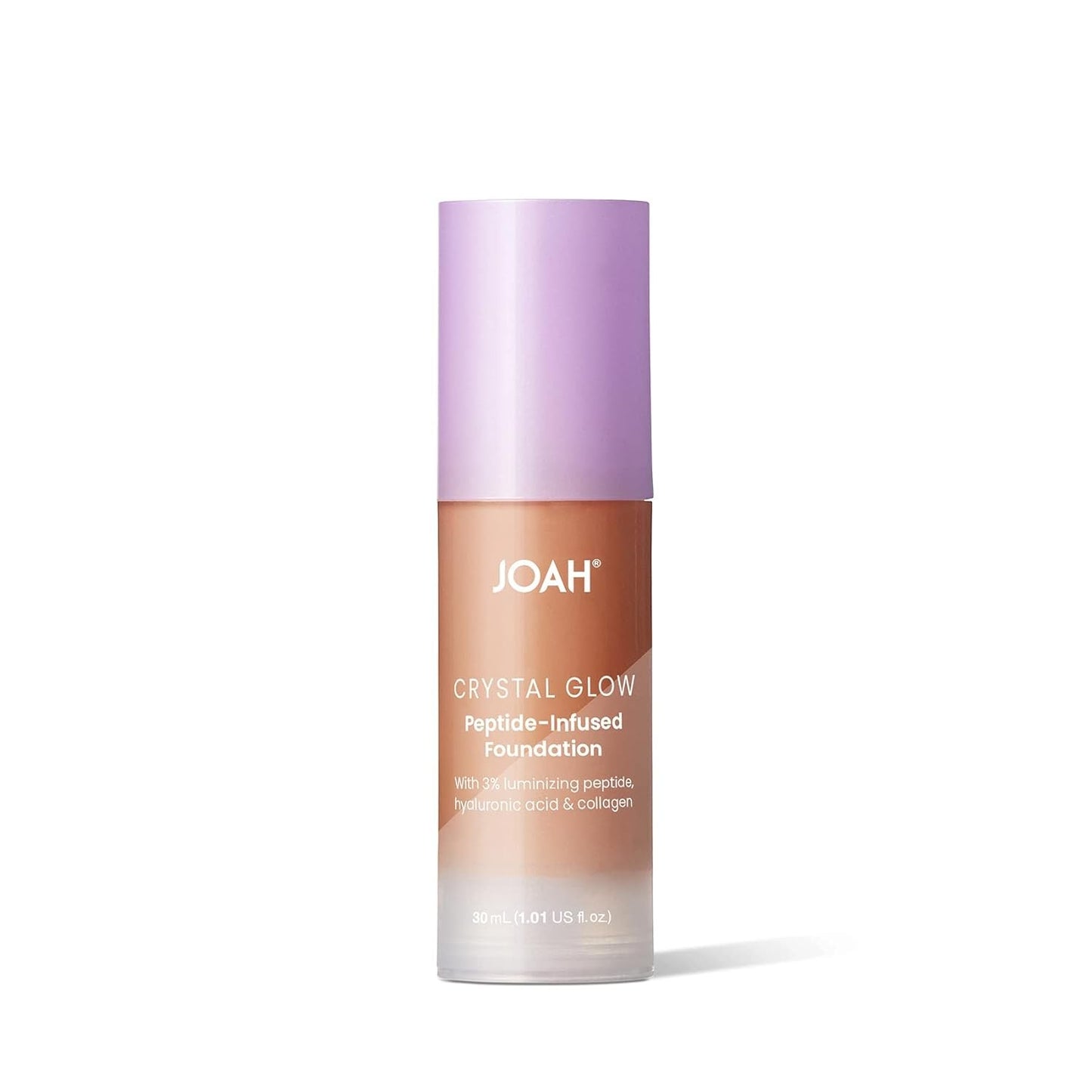 JOAH Crystal Glow Peptide-Infused Foundation, 1.01 Oz, Tan Neutral TN080