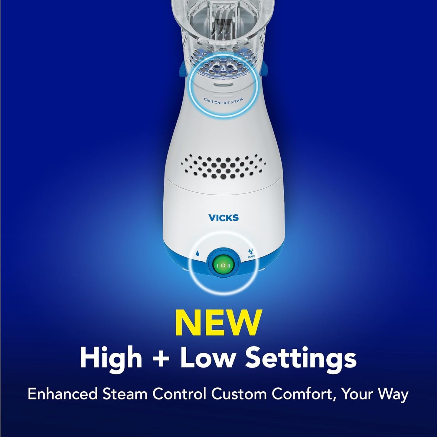 Vicks Sinus Inhaler, Plug-in Non-Medicated Steam Inhaler for Sinus Relief