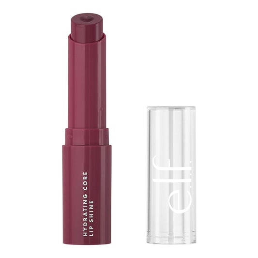 e.l.f. Hydrating Core Lip Shine with Shea Butter & Vitamin E, Delightful Mauve
