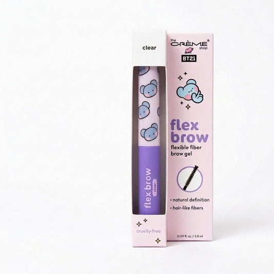 The Creme Shop BT21 Koya Flex Brow Clear Flexible Fiber Brow Gel 0.09oz