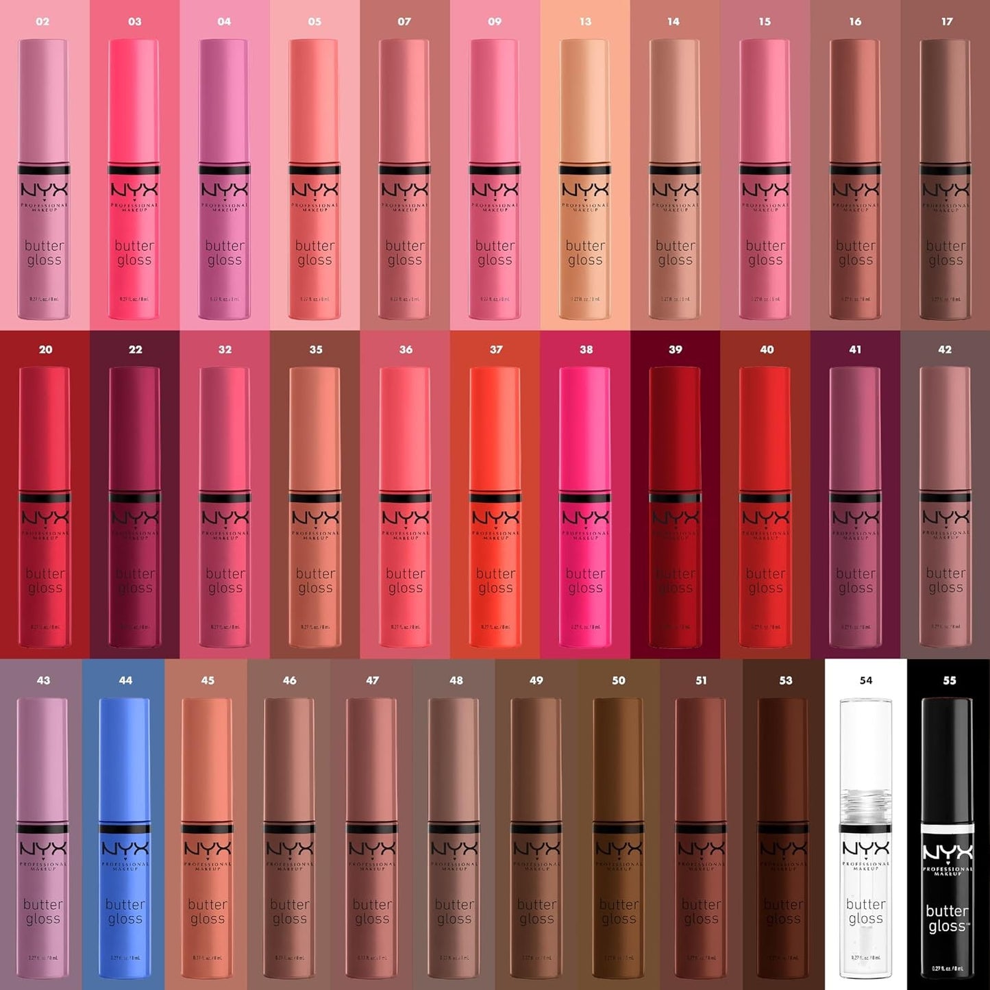 NYX PROFESSIONAL MAKEUP Butter Gloss, Non-Sticky Lip Gloss - Madeleine Mid-Tone Nude