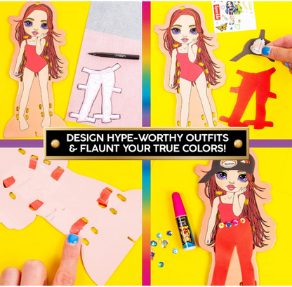 Rainbow High Rainbow Fashion Yearbook, Design Sketchbook, Color & Create Stylish