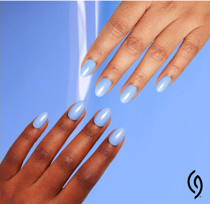 China Glaze CG Nail Lacquer Boho Blues Periwinkle Blue Nail Polish Quick Dry Chip Resistant Glossy Finish for DIY Manicure 0 5 fl oz