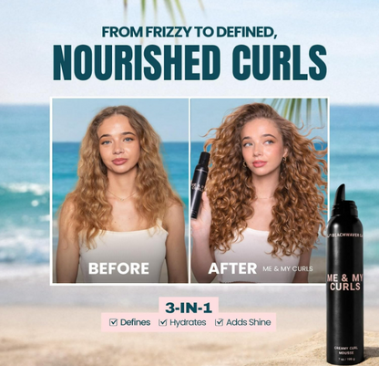 Beachwaver The Co. Me & My Curls Creamy Curl Mousse Lightweight, 7 oz