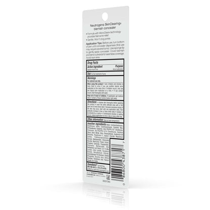 Neutrogena SkinClearing Blemish Concealer Face Makeup, Deep 20, 0.05 Oz