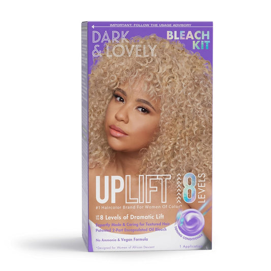 SoftSheen Carson Interbeauty Dark Lovely Uplift Bleaching Kit with Powder Developer Toner for Blonde Hair