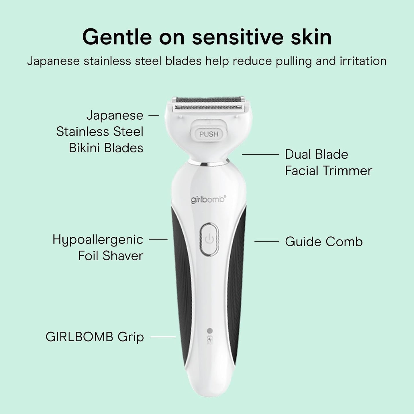 Conair Girlbomb All-in-One Shave & Trim System Foil Shaver