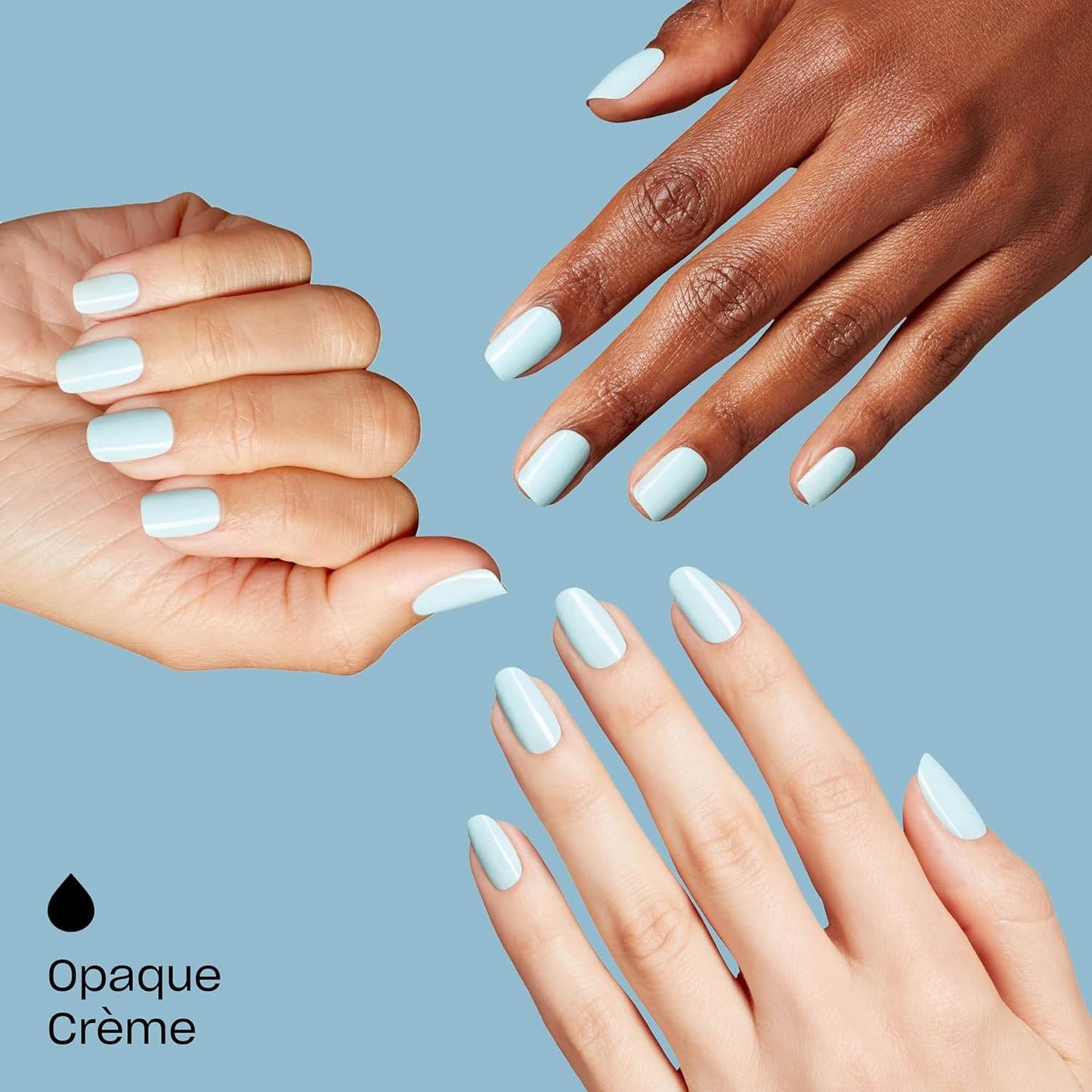 OPI RapiDry Quick Dry Nail Polish Colors | Opaque, Crème, Baby Blue Me Away