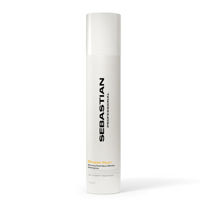 Sebastian Professional Shaper Plus Hairspray 50 VOC Humidity Resistant Extra Hold Non Sticky Hairspray, 10.6oz