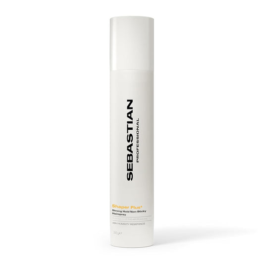 Sebastian Professional Shaper Plus Hairspray 50 VOC Humidity Resistant Extra Hold Non Sticky Hairspray, 10.6oz