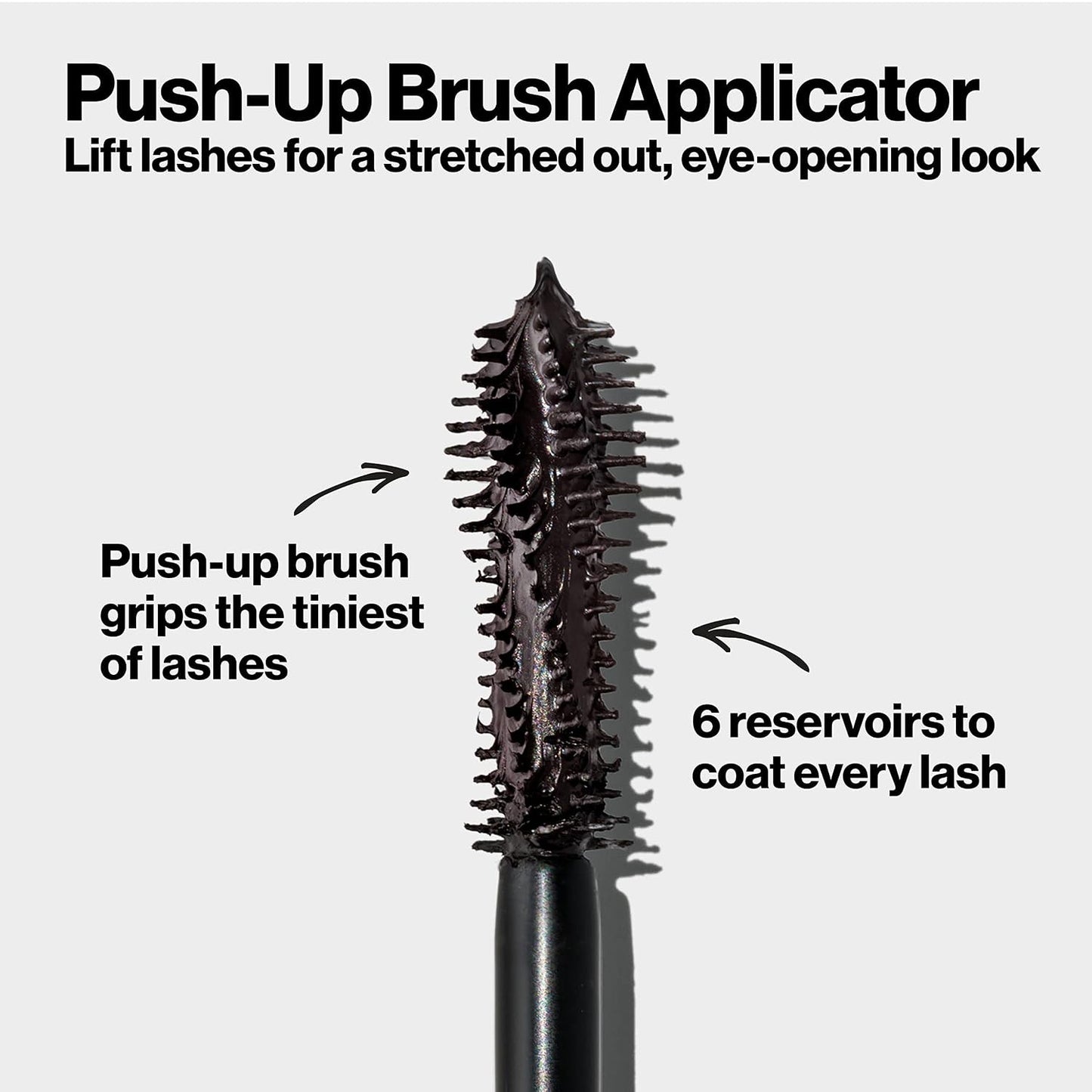 Revlon So Fierce! Eyes Wide Open Mascara, 104 Waterproof Black, 0.24 fl oz