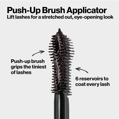 Revlon So Fierce! Eyes Wide Open Mascara, 104 Waterproof Black, 0.24 fl oz