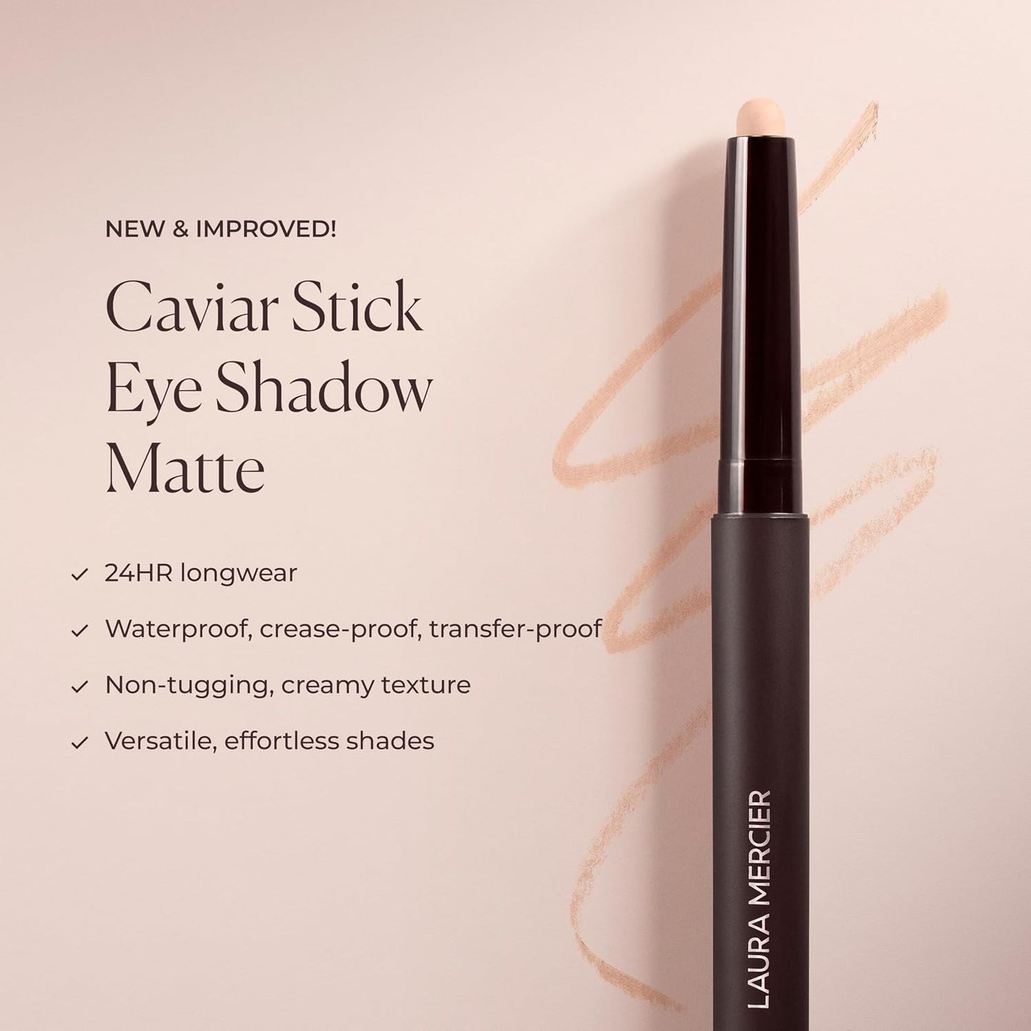 Laura Mercier Caviar Stick Cream Eyeshadow: Shimmer and Matte Finishes, Caramel