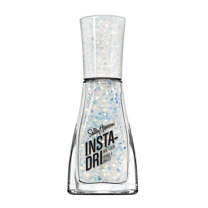 Sally Hansen Insta-Dri Nail Polish 104 Twinkle Twinkle White Glitter Shimmer
