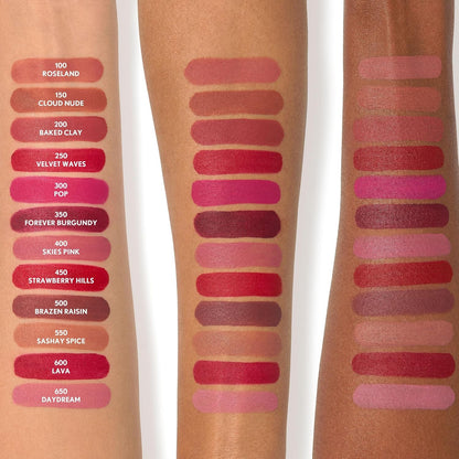 CoverGirl Outlast Forever Velvet Pigment, 600 Lava, Matte Lipstick Vegan Formula