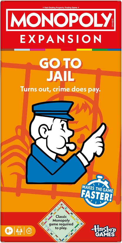 Monopoly Go to Jail Expansion Add More Fun to Classic Monopoly Family Board Game