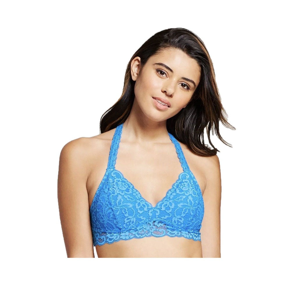 Xhilaration Women Lace Racerback Padded Bralette
