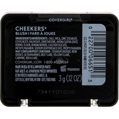COVERGIRL Cheekers Blendable Powder Blush, 148 Natural Rose, 0.12 oz