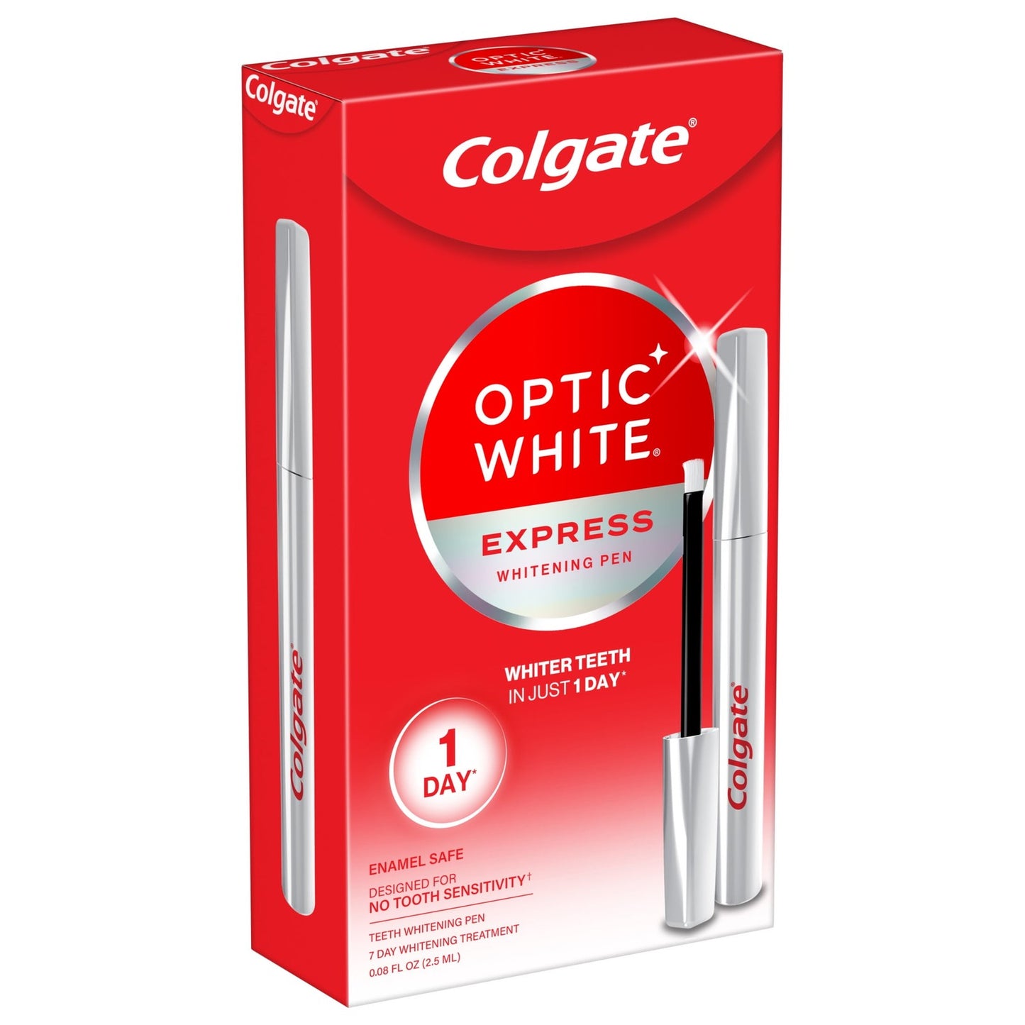 Colgate Optic White Express Teeth Whitening Pen with Hydrogen Peroxide