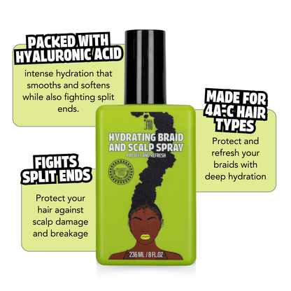 Pardon My Fro Scalp Spray 8 oz, Moisturizing, Unisex