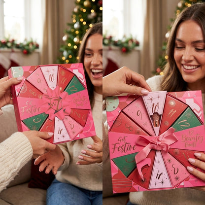 W7 Get Festive 12 Day Beauty Treats Makeup Advent Calendar Christmas Gift Box