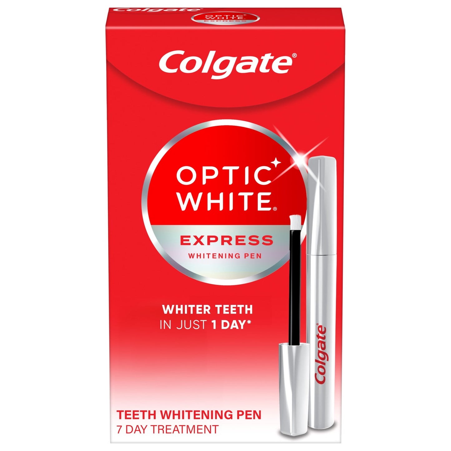 Colgate Optic White Express Teeth Whitening Pen with Hydrogen Peroxide