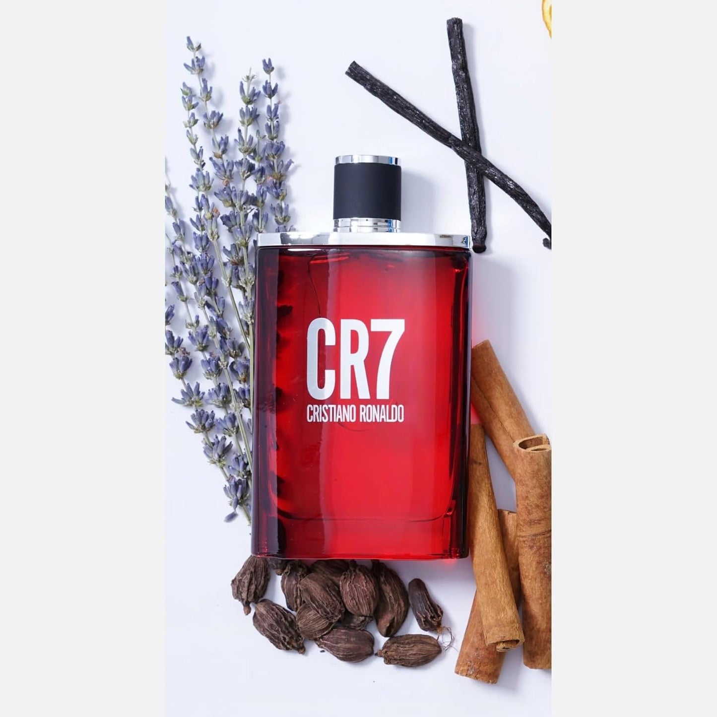 CR7 Cristiano Ronaldo Eau De Toilette Cologne Scent for Men Woody Musky Scent with Lavender Cardamom Tobacco Cedar From Cristiano Ronaldo’s Original Men’s Fragrance Collection 3 4 oz