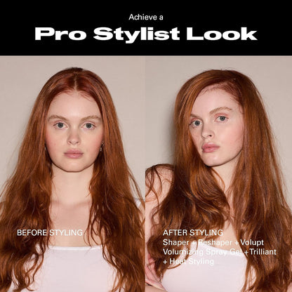 Sebastian Professional Shaper Plus Hairspray 50 VOC Humidity Resistant Extra Hold Non Sticky Hairspray, 10.6oz