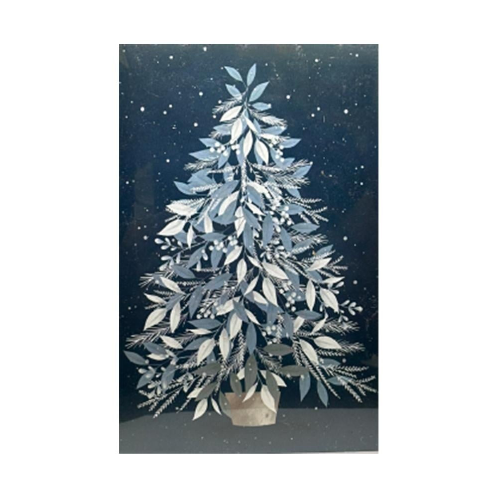 American Greetings Christmas Holiday Cards with Envelopes - Blue Tree - 16 Ct