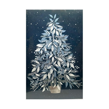 American Greetings Christmas Holiday Cards with Envelopes - Blue Tree - 16 Ct