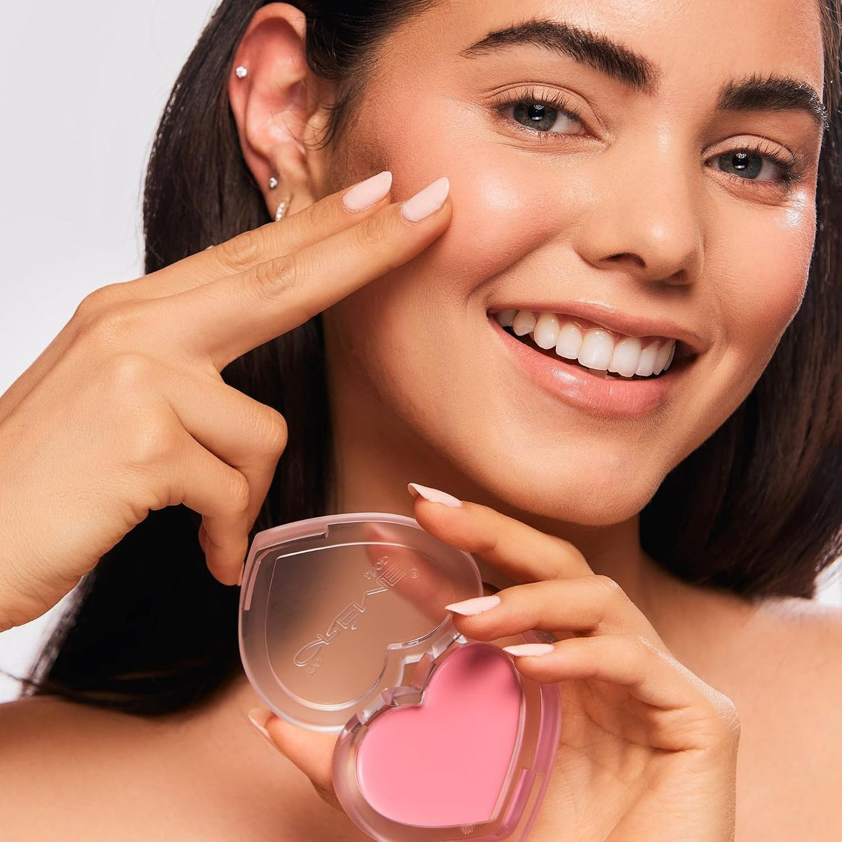 The Crème Shop Creme Blush Balm - Buildable, Long-lasting, (Adore U)