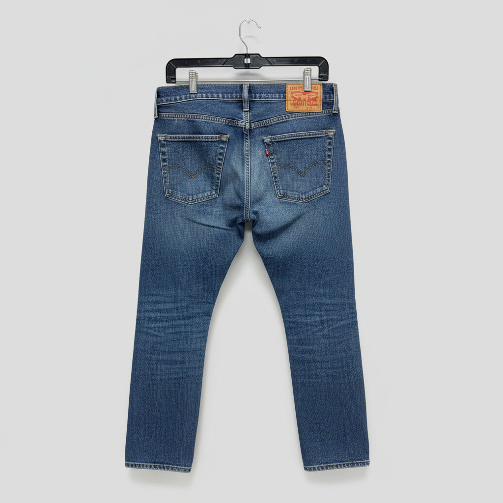 Levi's 513 Slim Straight Men's Jeans 31x30 NWT Thanks Again Blue Stretch Denim