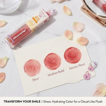 The Creme Shop x Hello Kitty x BT21 Cloud Lip Oil Dreamy Coral Limited Edition