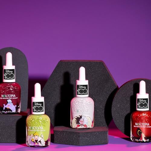 Nailtopia Bio-Sourced Chip Free Nail Lacquer Disney Collection, Evil Queen.