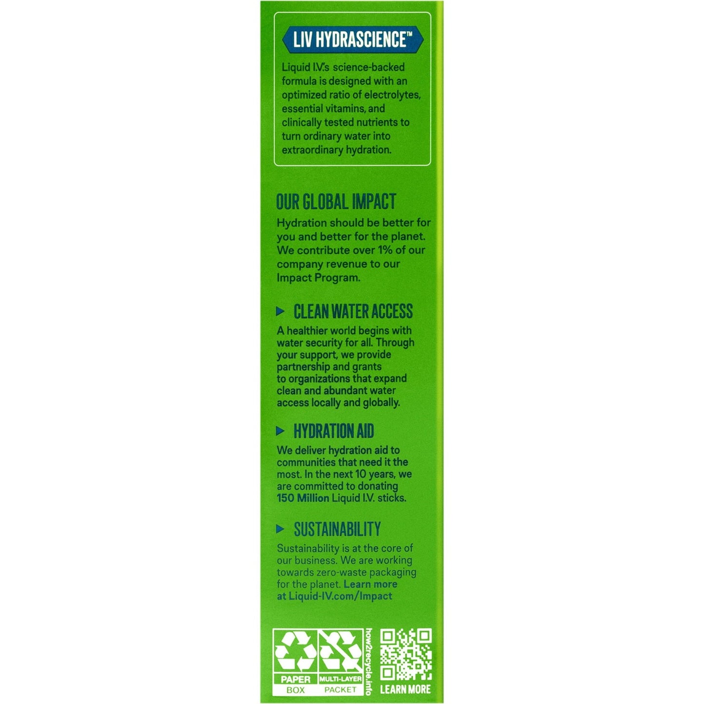 Liquid I.V.® Blackberry Lemonade Sugar-Free Hydration Multiplier 4 Pack 24 Stick