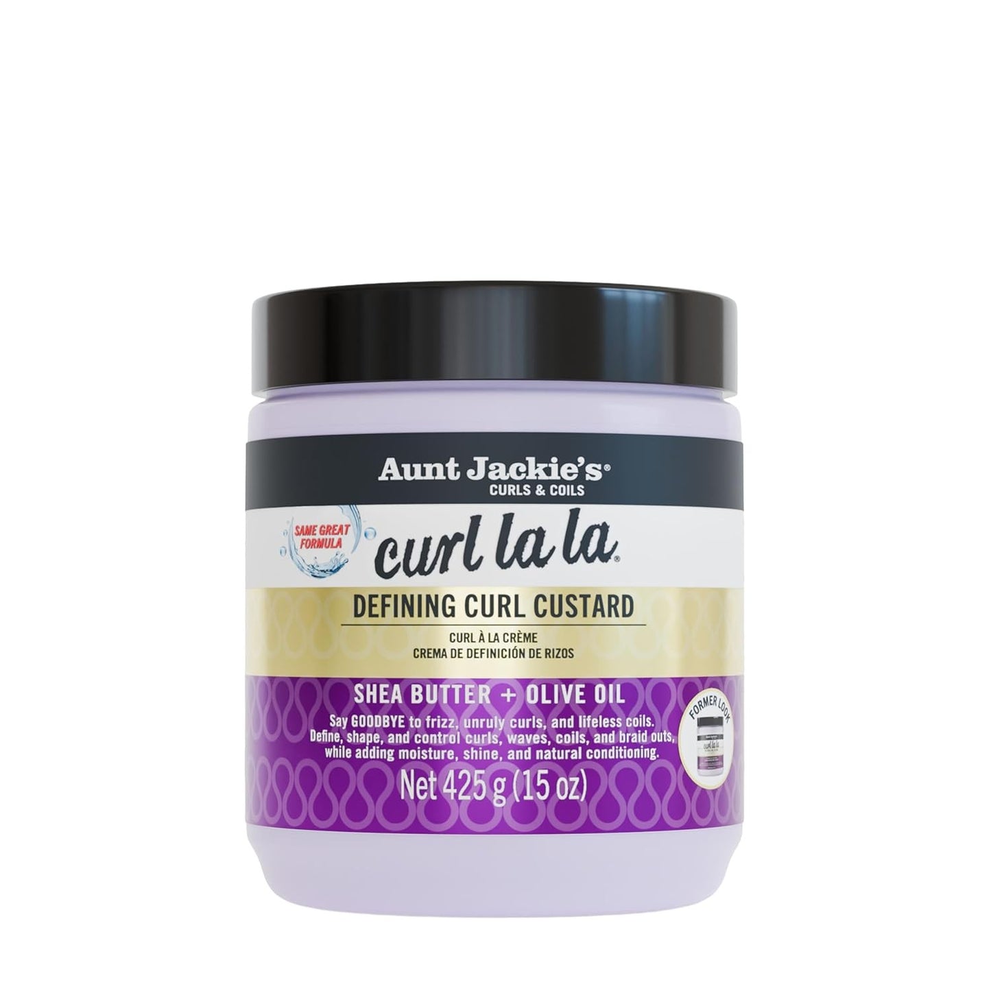 Aunt Jackie's Curl La La, Lightweight Curl Defining Custard, 15 oz