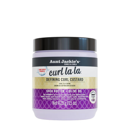 Aunt Jackie's Curl La La, Lightweight Curl Defining Custard, 15 oz