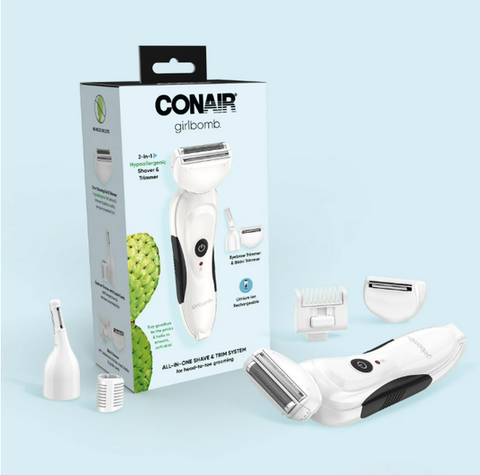 Conair Girlbomb All-in-One Shave & Trim System Foil Shaver