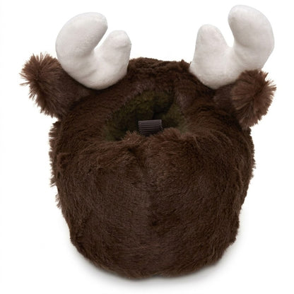 Carter's Toddler Boy Brown Moose Plush Slippers House Shoes Size XS 3-4