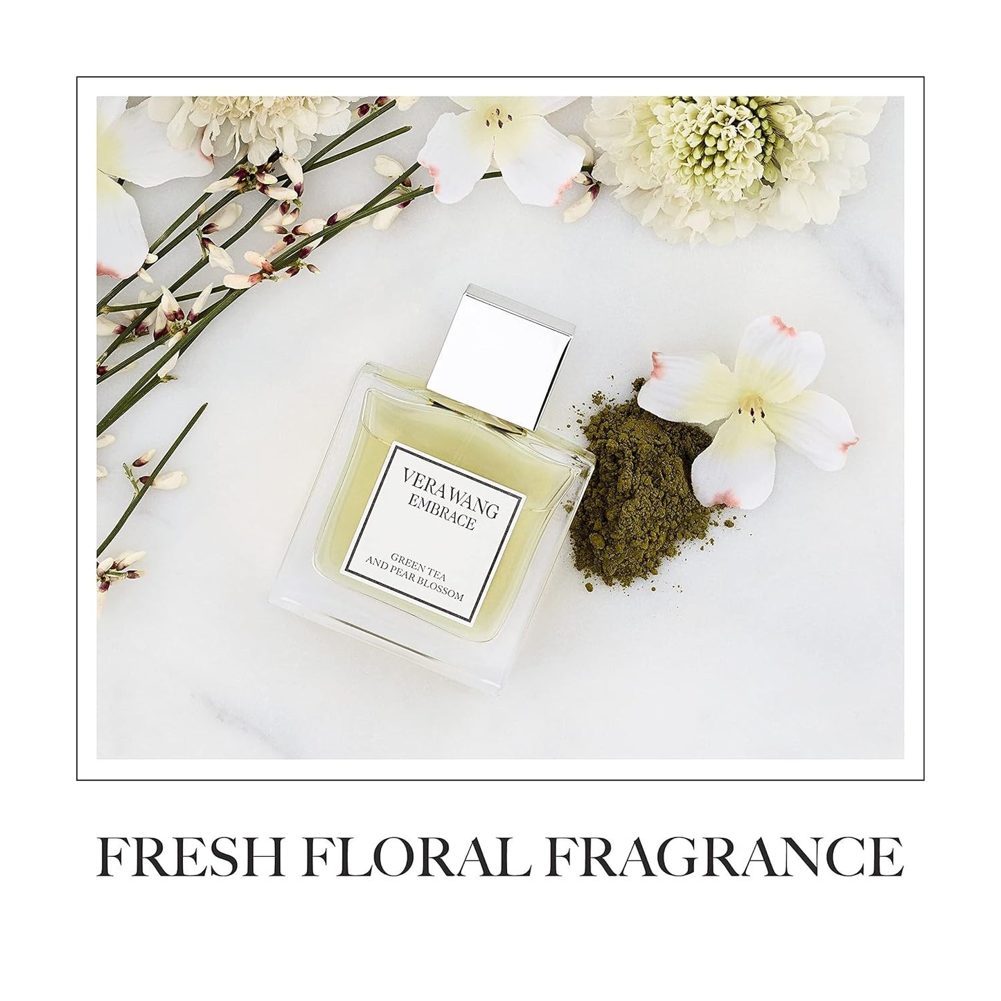 Vera Wang Embrace Eau de Toilette Spray for Women, Green Tea & Pear Blossom 1 Fl