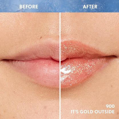 Covergirl Clean Fresh Yummy Plumper Lip Gloss, 900 It's Gold Outside, Shiny