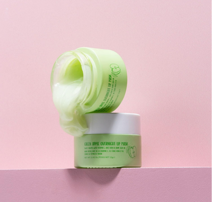 W7 Sweet Dreams Overnight Lip Mask Green Apple 12g Vitamin E Aloe Vera Hydrating