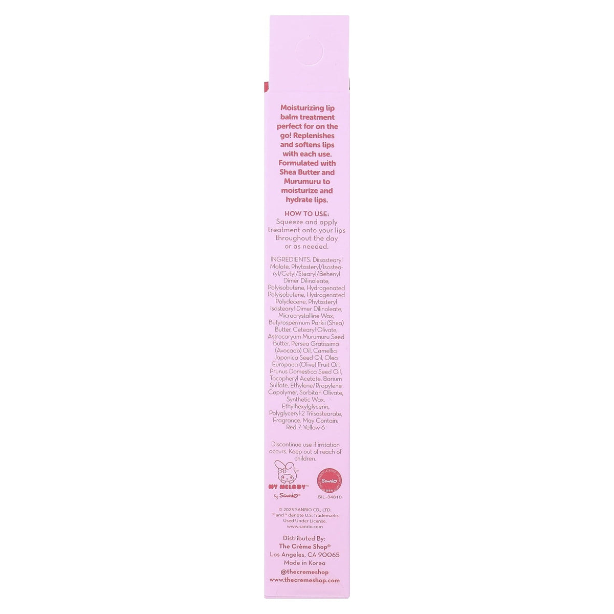 The Creme Shop Hello Kitty and Friends®, Moisture Remedy Lip Balm, Strawberry