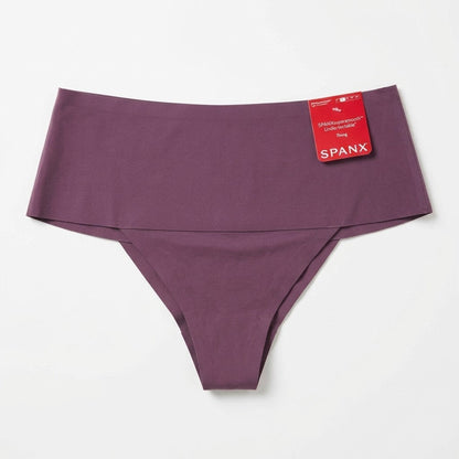 SPANX supersmooth Undie-tectable Thong - Comfortable Core Control - Large, Prune