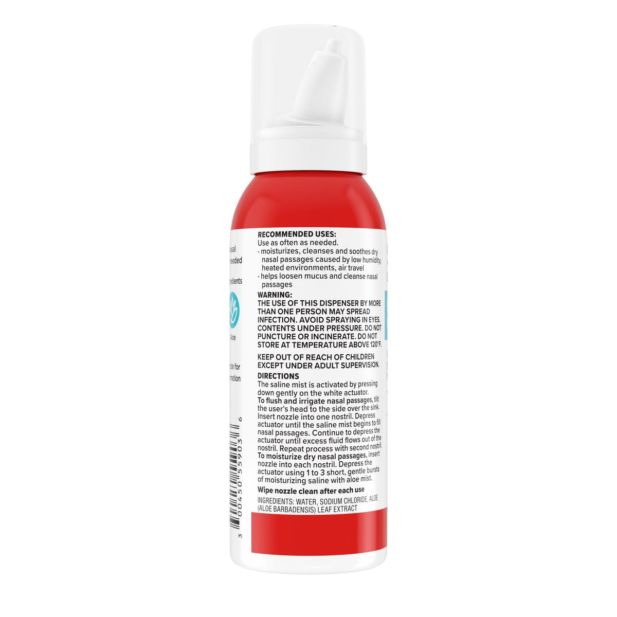 Sudafed Non-Medicated Saline Nasal Mist with Aloe, 3 fl. oz EXPMAY2028