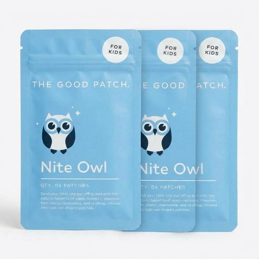 The Good Patch Nite Owl Kids Sleep Aid Patches - Pack of 3 (18 Patches) Vegan