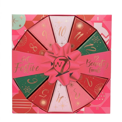 W7 Get Festive 12 Day Beauty Treats Makeup Advent Calendar Christmas Gift Box